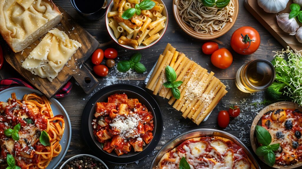 pasta pizza makaron włoska kuchnia