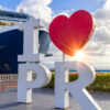 Cruise ship in San Juan, Puerto Rico on a Caribbean cruise vacation